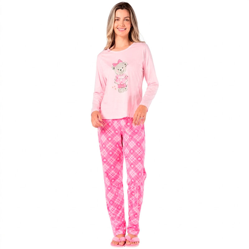 Pijama Xadrez Ursa