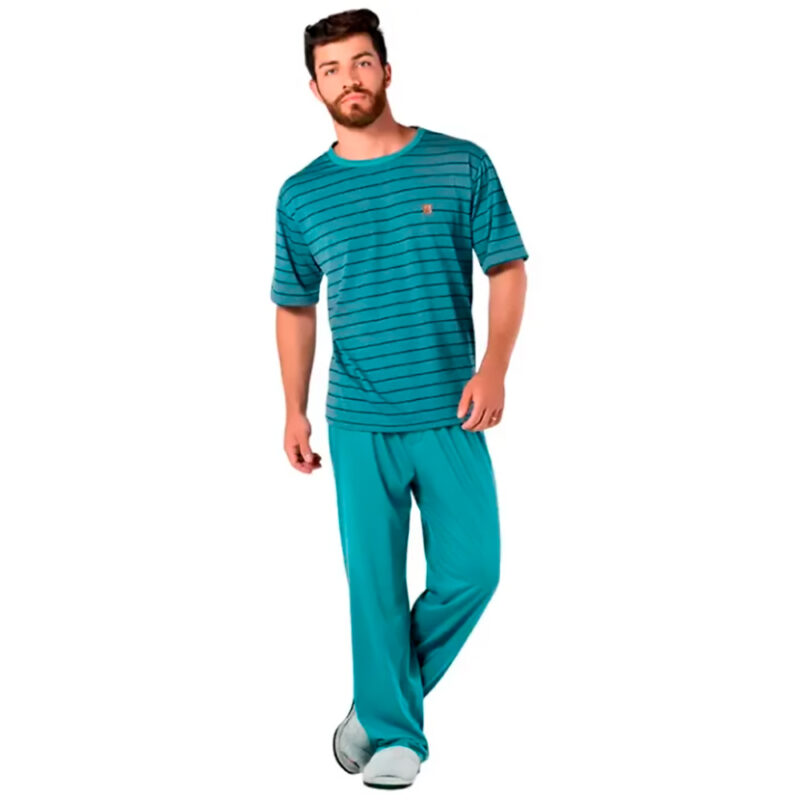 Pijama Masculino  Listrado