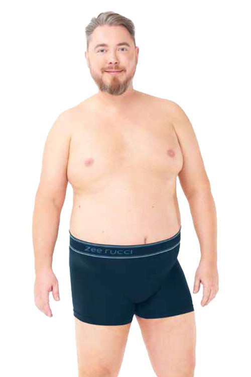 Cueca Boxer Plus Jacquard  Sem Costura