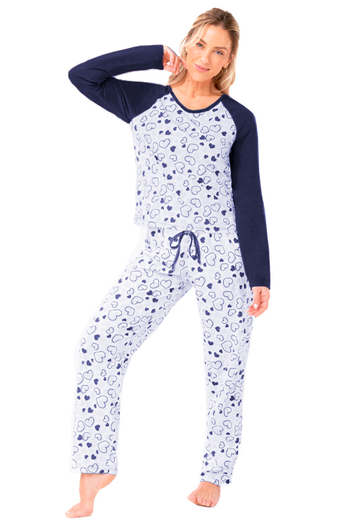 Pijama Love Manga Raglan