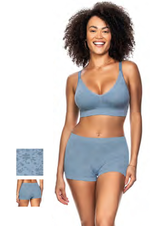 Calcinha Boxer Jacquard