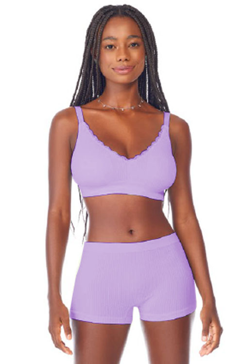 Calcinha Boxer Jacquard