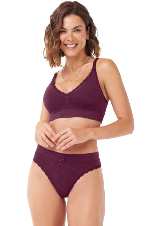 Calcinha Biquíni Anatômica com renda sem costura