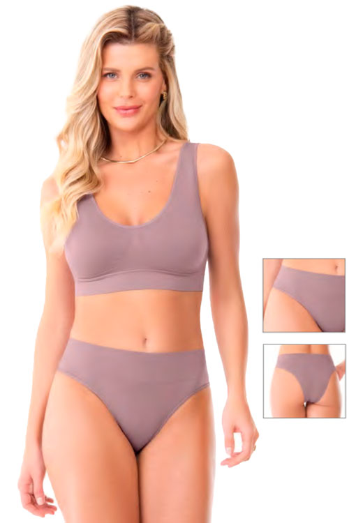 Calcinha Tanga Cós Largo sem Costura