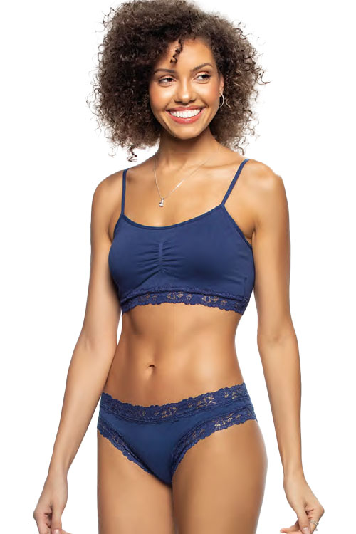 Calcinha Biquíni com renda sem costura