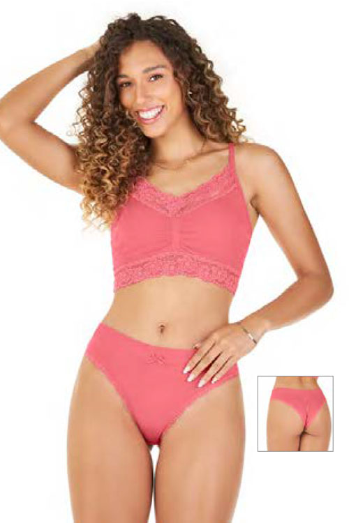 Calcinha Tanga jacquard