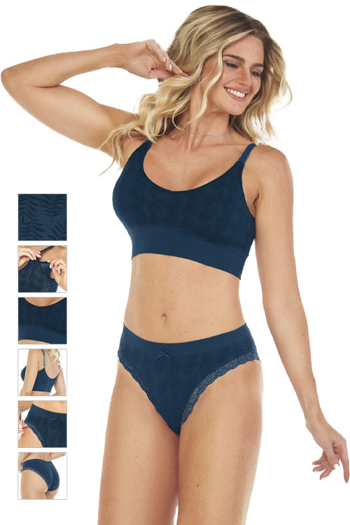 Calcinha Biquíni Anatômica com renda sem costura