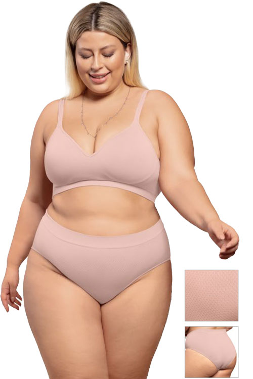 Calcinha Alta Plus Clássica sem costura