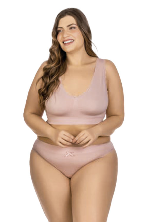 Calcinha Biquíni Jacquard sem costura