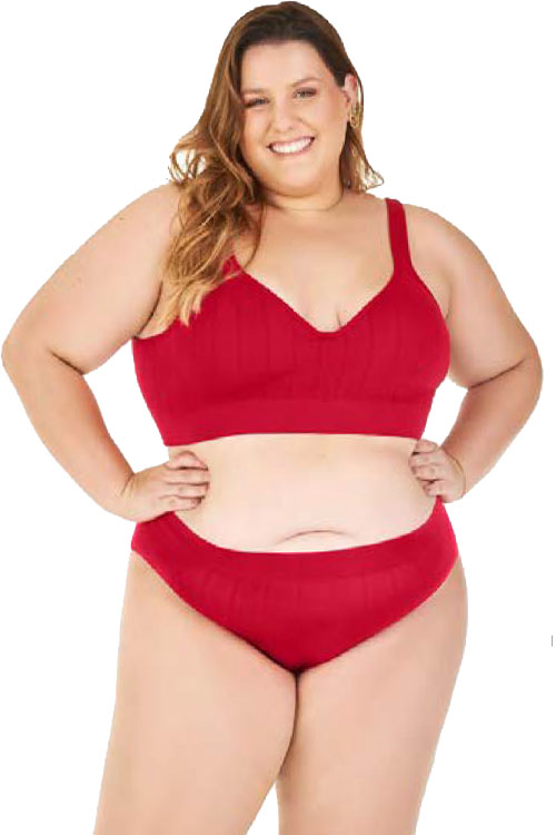 Calcinha Plus Confort Classy sem costura