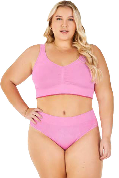 Calcinha Tanga Plus Jacquard sem Costura