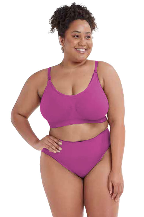 Calcinha Tanga Plus Cós Alto sem Costura