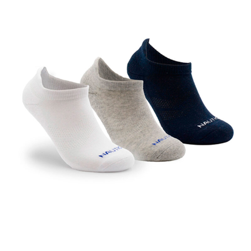 KIT 3X1 MEIAS NAUTICA 39/43 SOQUETE ATOALHADO