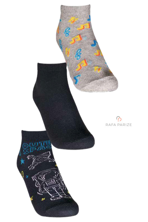 MEIAS RP BASIC JUV CURTO MASC