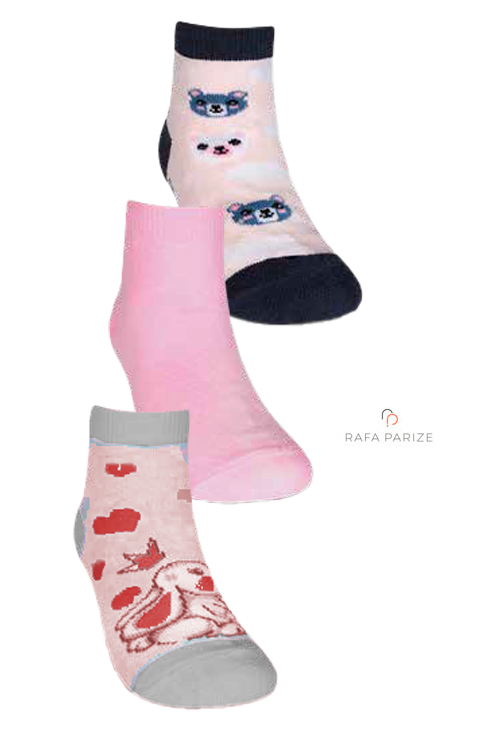 MEIAS RP KIDS CURTO FEM BASIC