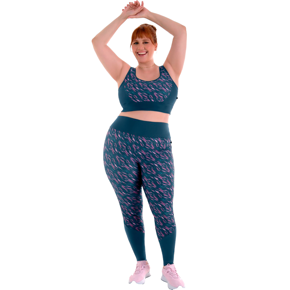 Calça Legging estampada fitness